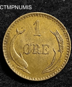 ,MONNAIE,1,ORE,DANEMARK,1882,