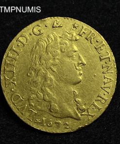 ,MONNAIE,LOUIS,OR,LOUIS,XIV,BUSTE,JUVENILE,1672,D,LYON,