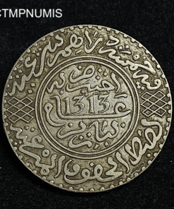 ,MONNAIE,MAROC,5,DIRHAMS,ARGENT,1313,PARIS,