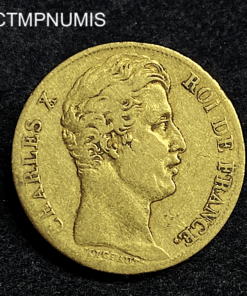 ,MONNAIE,20,FRANCS,OR,CHARLES,X,1828,