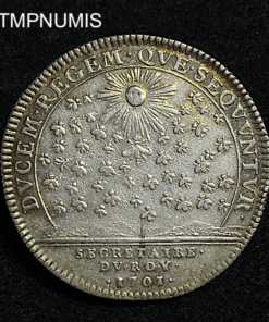 ,JETON,ARGENT,LOUIS,XIV,SECRETAIRES,RUCHE,1701,