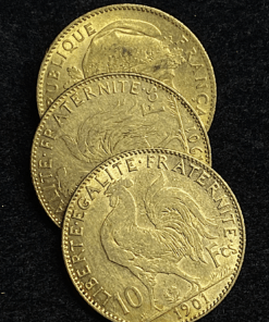 ,MONNAIE,10,FRANCS,OR,COQ,1901,