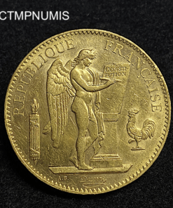 ,MONNAIE,100,FRANCS,OR,GENIE,1907,