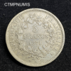,MONNAIE,5,FRANCS,ARGENT,HERCULE,1871,K,BORDEAUX,