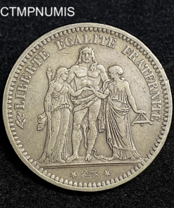 ,MONNAIE,5,FRANCS,ARGENT,HERCULE,1871,K,BORDEAUX,