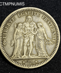 ,MONNAIE,5,FRANCS,HERCULE,1870,ARGENT,