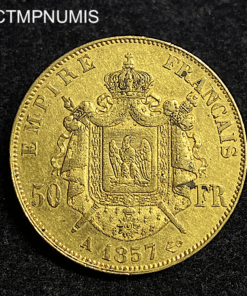 ,MONNAIE,50,FRANCS,OR,NAPOLEON,1857,