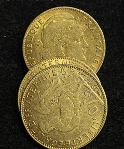 ,MONNAIE,10,FRANCS,OR,COQ,1906,