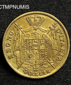 ,MONNAIE,ITALIE,40,LIRE,OR,NAPOLEON,1810,M,MILAN,