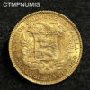 ,MONNAIE,20,BOLIVAR,OR 1905,VENEZUELA,