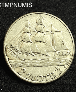 ,MONNAIE,POLOGNE,2,ZLOTE,ARGENT,1936,