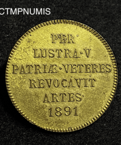 ,JETON,SOCIETE,ARCHEOLOGIQUE,MONTAUBAN,1891,