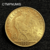 ,MONNAIE,10,FRANCS,OR,COQ,1900,