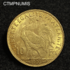,MONNAIE,10,FRANCS,OR,COQ,1905,