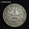 ,MONNAIE,5,FRANCS,ARGENT,CERES,1850,K,BORDEAUX,