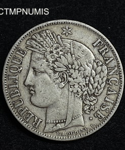 ,MONNAIE,5,FRANCS,ARGENT,CERES,1850,K,BORDEAUX,