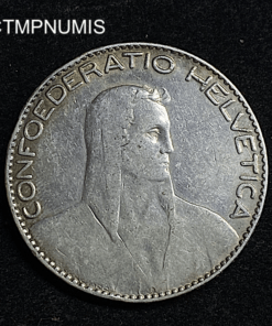,MONNAIE,SUISSE,5,FRANCS,ARGENT,1922,BERNE,