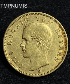 ,MONNAIE,BAVIERE,20,MARK,OR,OTTO,1900,