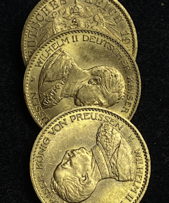 ,MONNAIE,PRUSSE,20,MARK,OR,GUILLAUME,1914,