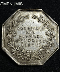 ,JETON,ARGENT,NOTAIRES,ALENCON,ORNE,
