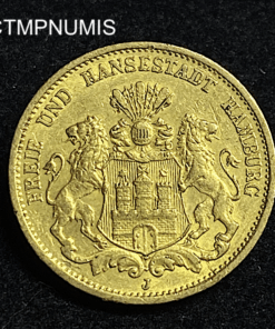 ,MONNAIE,ALLEMAGNE,20,MARK,OR,HAMBOURG,1894,