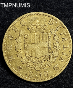 ,MONNAIE,ITALIE,10,LIRE,1863,T,TURIN,