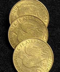 ,MONNAIE,10,FRANCS,OR,COQ,1911,
