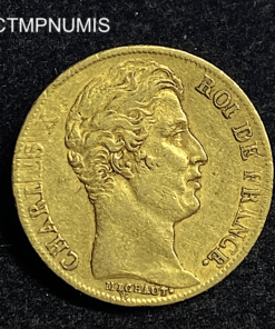 ,MONNAIE,20,FRANCS,OR,CHARLES,X,1825,