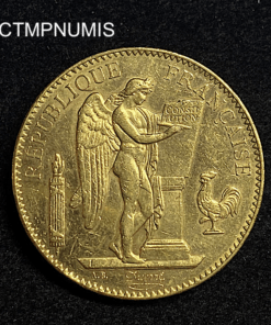 ,MONNAIE,100,FRANCS,OR,GENIE,1908,