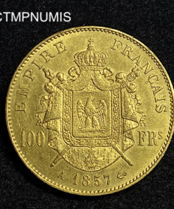 ,MONNAIE,100,FRANCS,OR,NAPOLEON,1857,