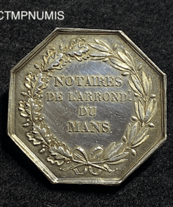 ,JETON,ARGENT,NOTAIRES,LE,MANS,MAIN,