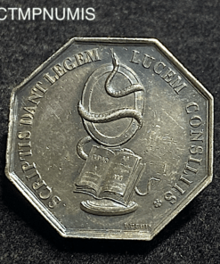 ,JETON,ARGENT,NOTAIRES,LE,MANS,ABEILLE,