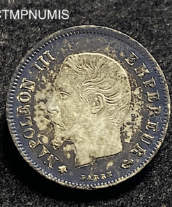 ,MONNAIE,20,CENTIMES,ARGENT,NAPOLEON,III,1860,BB,STRASBOURG,