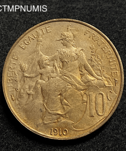 ,MONNAIE,10,CENTIMES,DUPUIS,1910,SPL,