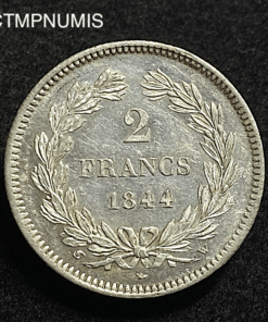 ,MONNAIE,2,FRANCS,LOUIS,PHILIPPE,1844,W,LILLE,