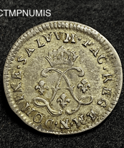 ,MONNAIE,LOUIS,XIV,4,SOLS,AUX,2,L,1692,N,MONTPELLIER,