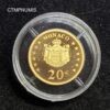 ,MONNAIE,MONACO,20,EURO,OR,2002,FDC,