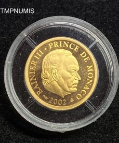 ,MONNAIE,MONACO,20,EURO,OR,2002,FDC,
