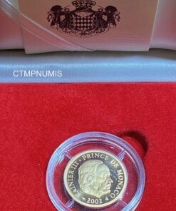 ,MONNAIE,MONACO,20,EURO,OR,2002,FDC,