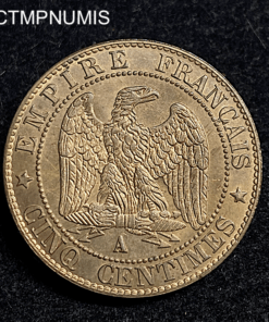 ,MONNAIE,5,CENTIMES,NAPOLEON,1856,SPL,