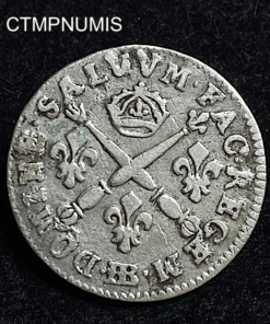 ,MONNAIE,LOUIS,XIV,5,SOLS,AUX,INSIGNES,1704,STRASBOURG,