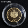 ,MONNAIE,MONACO,20,FRANCS,OR,ALBERT,II,2008,BE,