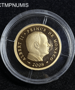 ,MONNAIE,MONACO,20,FRANCS,OR,ALBERT,II,2008,BE,