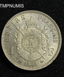 ,MONNAIE,1,FRANC,ARGENT,NAPOLEON,1868,SPL,