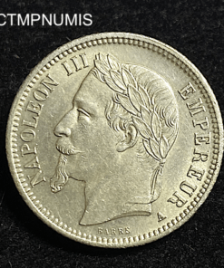 ,MONNAIE,1,FRANC,ARGENT,NAPOLEON,1868,SPL,