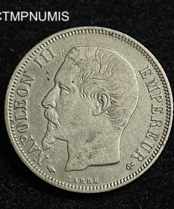 ,MONNAIE,1,FRANCS,ARGENT,NAPOLEON,1860,