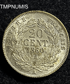 ,MONNAIE,20,CENTIMES,ARGENT,NAPOLEON,1860,
