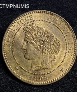 ,MONNAIE,10,CENTIMES,CERES,1892,SPL,