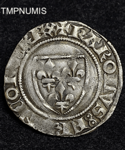 ,MONNAIE,BLANC,GUENAR,ARGENT,CHARLES,VI,