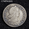 ,MONNAIE,1/12,ECU,MECHE,LONGUE,LOUIS,XIV,1653,